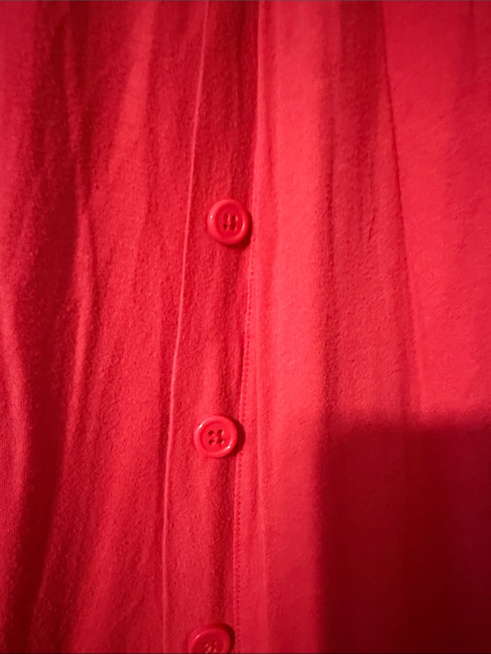 Women’s Open-Front Long Cardigan Sweater - Hot Pink - Picture 2 of 5